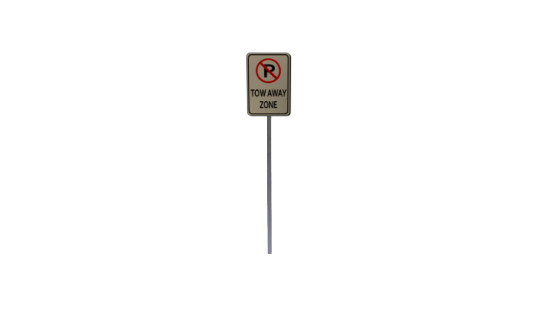 3D model Road Sign - This is a 3D model of the Road Sign. The 3D model is about timeline.