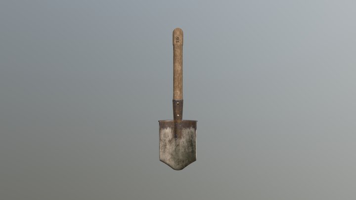 Sapper Shovel. 3D Model