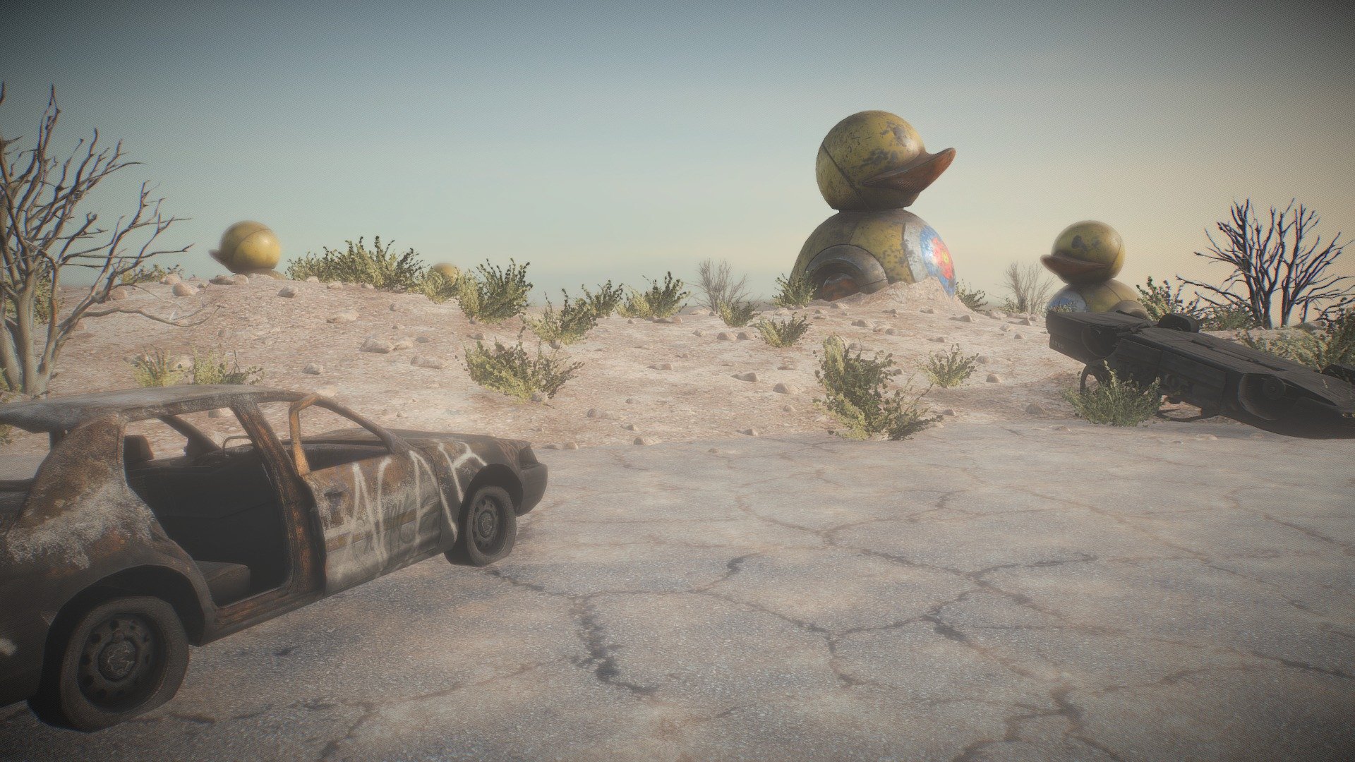 Duck's Tale from the Loop — Sketchfab embed 3D viewer