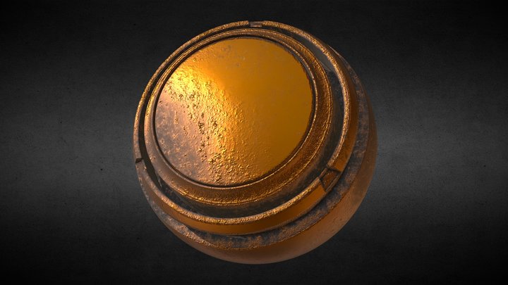 Burnt Paint Substance 3D Model