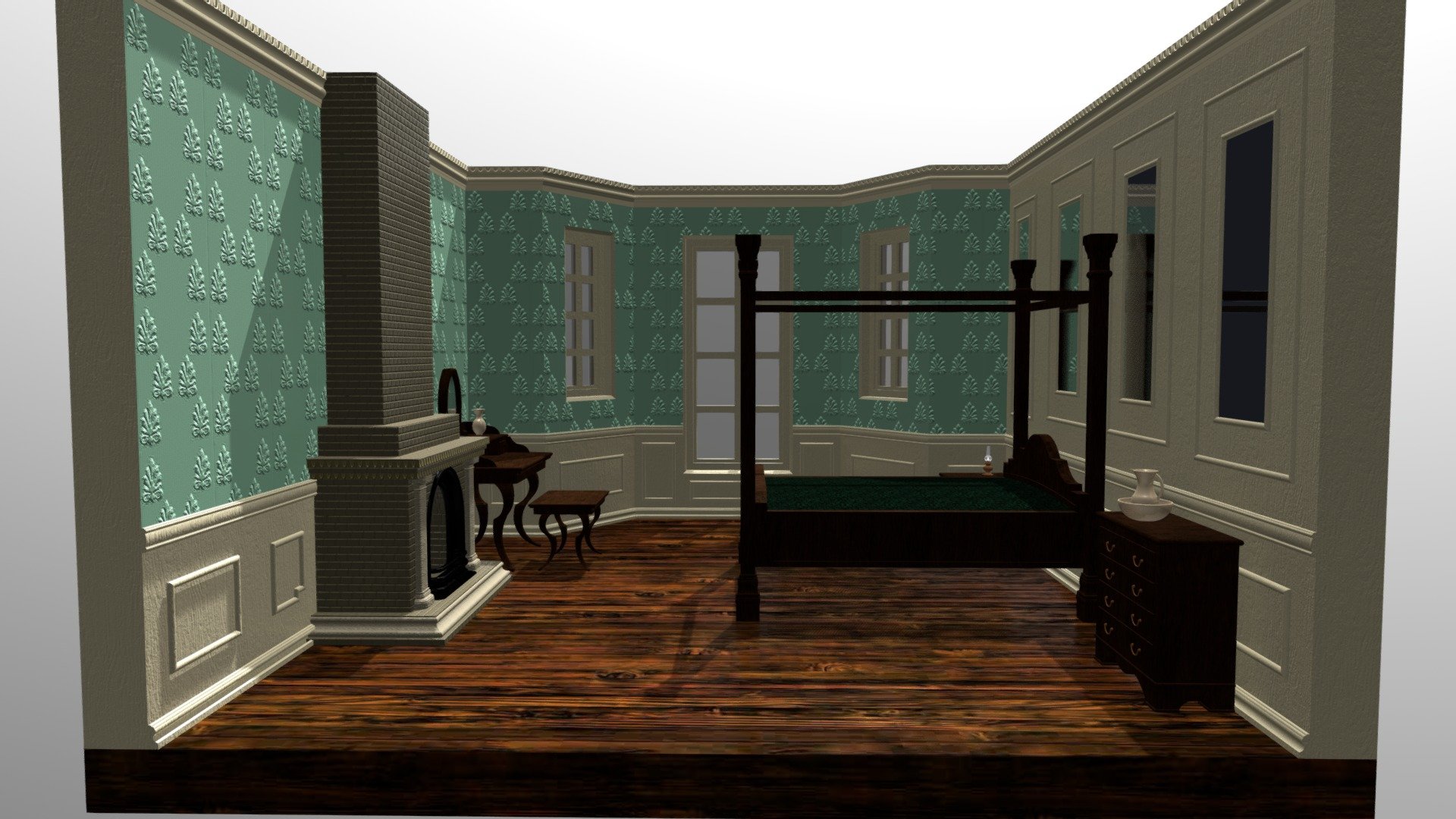 Bedroom Diorama
