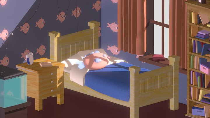 Child's Bedroom 3D Model