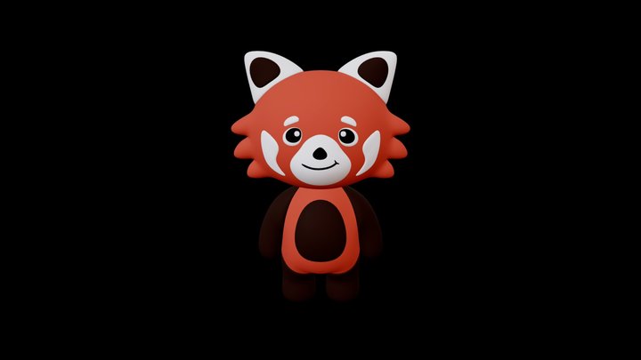 Red Panda 3D Model