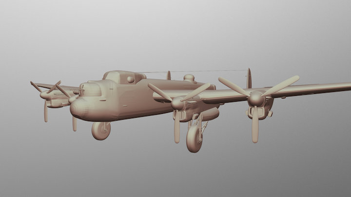 Avro Lancaster Bomber 1941 Airplane