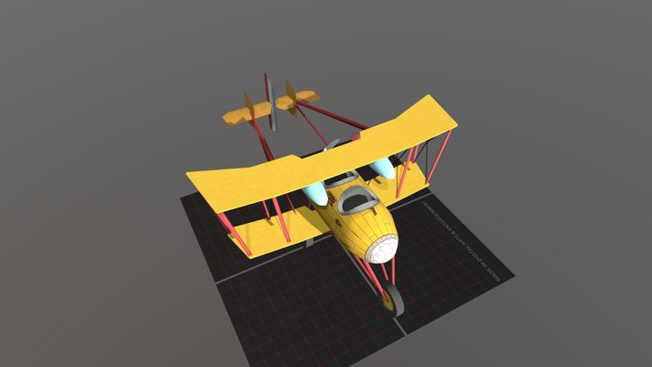 Corveleyn_Monty_GameArtPlane 3D Model