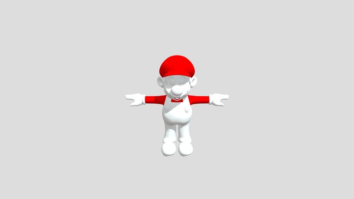 Beta Archive Mario 64 3D Model