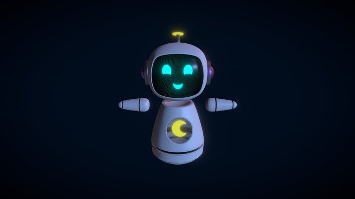 Roboter_cute 3D Model