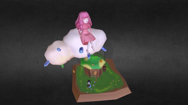GOD Of Cloud 3D Model