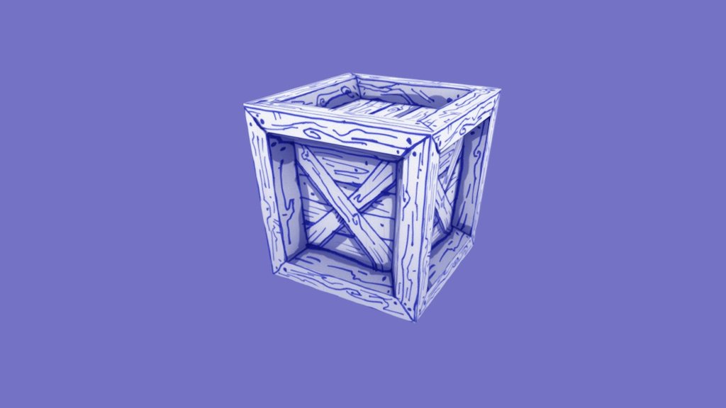 Paper-Painted Crate (proof of concept)