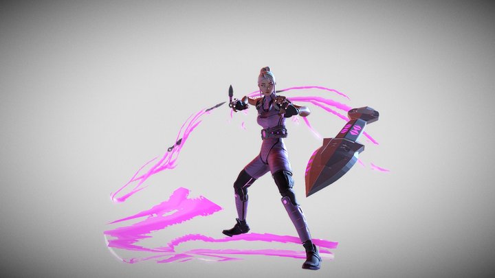 Sci-Fi Character Design_Jett 3D Model