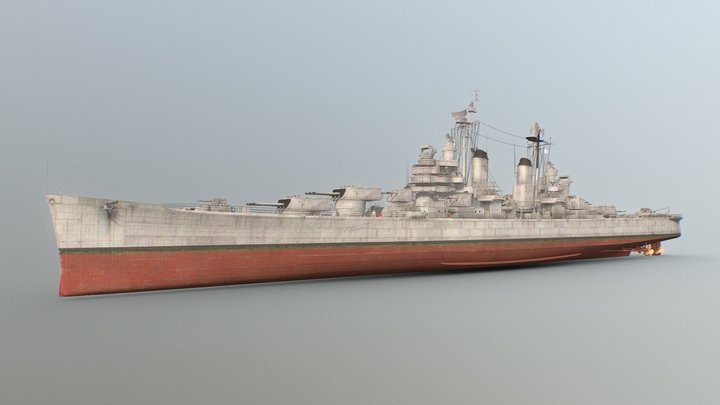 USS Pittsburgh War Thunder 3D Model