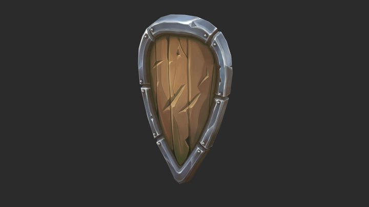Ruined King FanArt: Braum Shield 3D Model