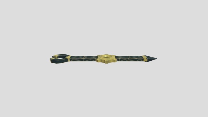 Arcane Asset - Piltover Wrench 3D Model