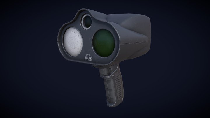 Police radar 3D Model