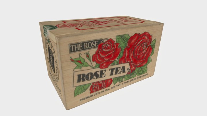 Wooden Rose Tea Box – Modèle 3D gratuit STL
