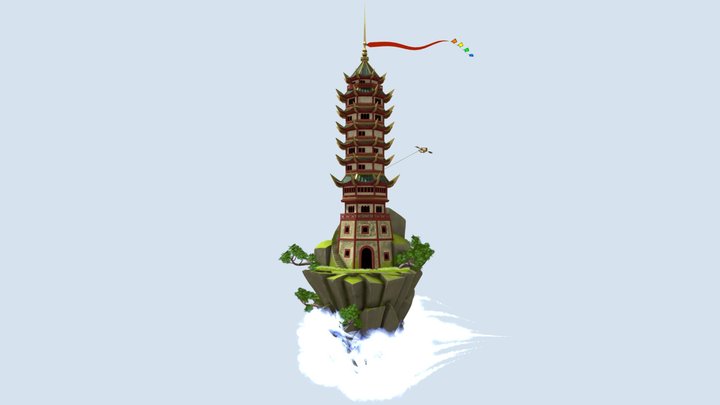 Air Temple 3D Model
