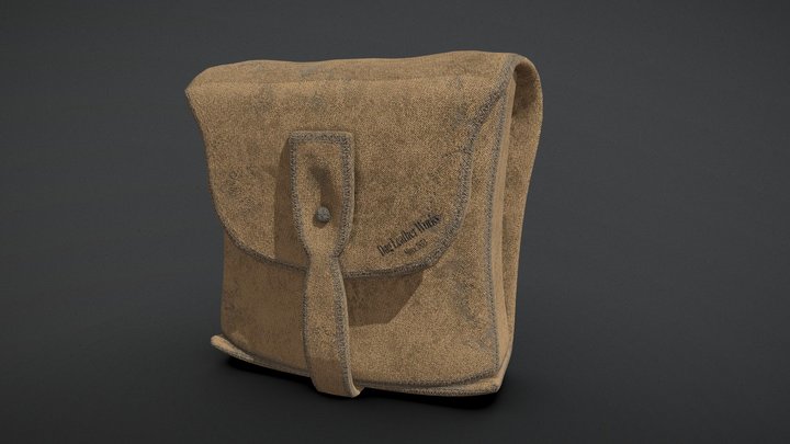 Ammo Pouch Military 3D Model