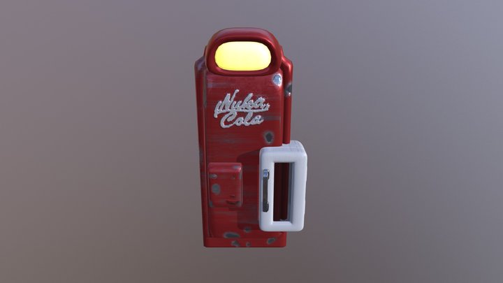 Nuka Cola Vending Machine 3D Model