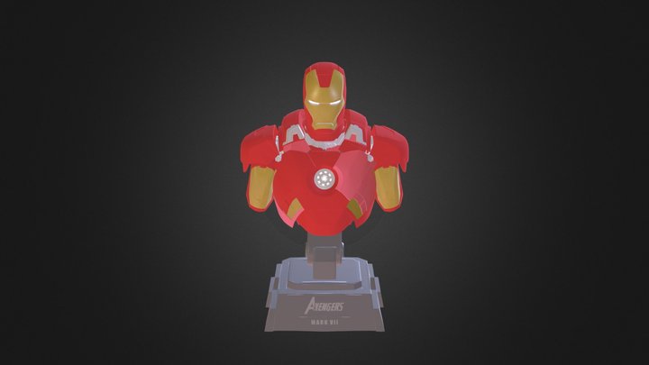 iron man mark 7 3D Model