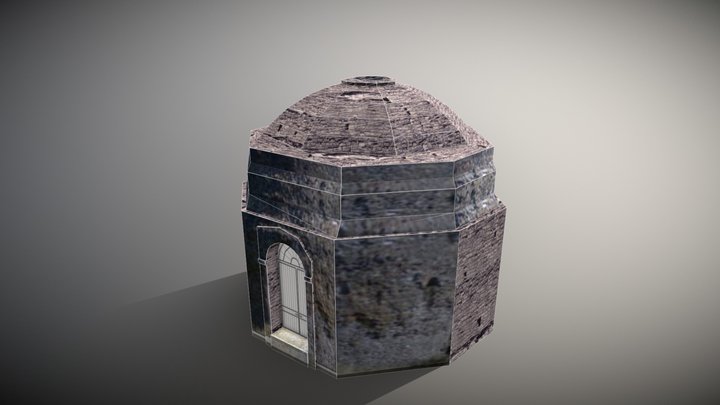 Mausoleo circular cupulado (Vía Appia, Roma) 3D Model