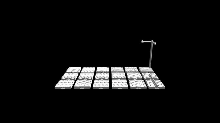 Tycho 2 Streets Display 3D Model