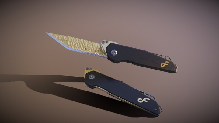 POCKET KNIFE 3D Model