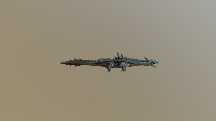 Lagiacrus(Monster Hunter Tri) 3D Model