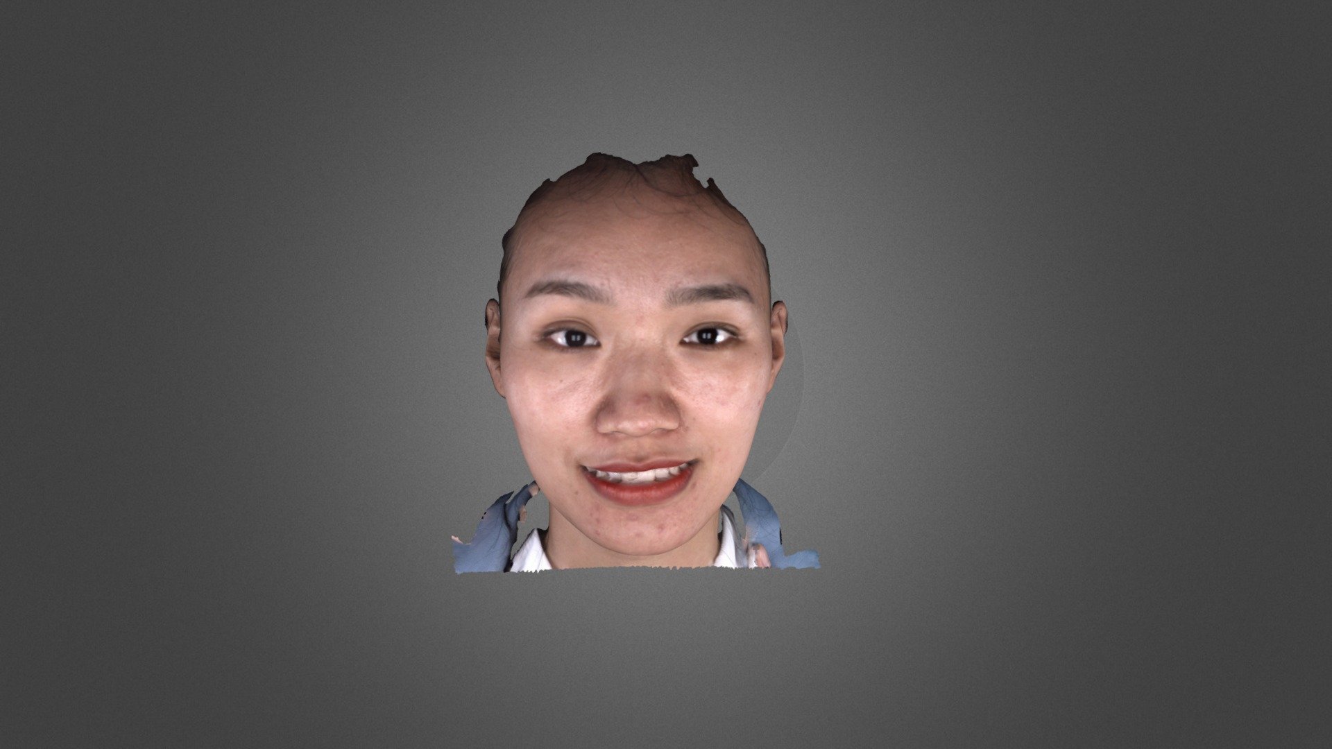 3D Face scanner Facense Model 2 :The girl