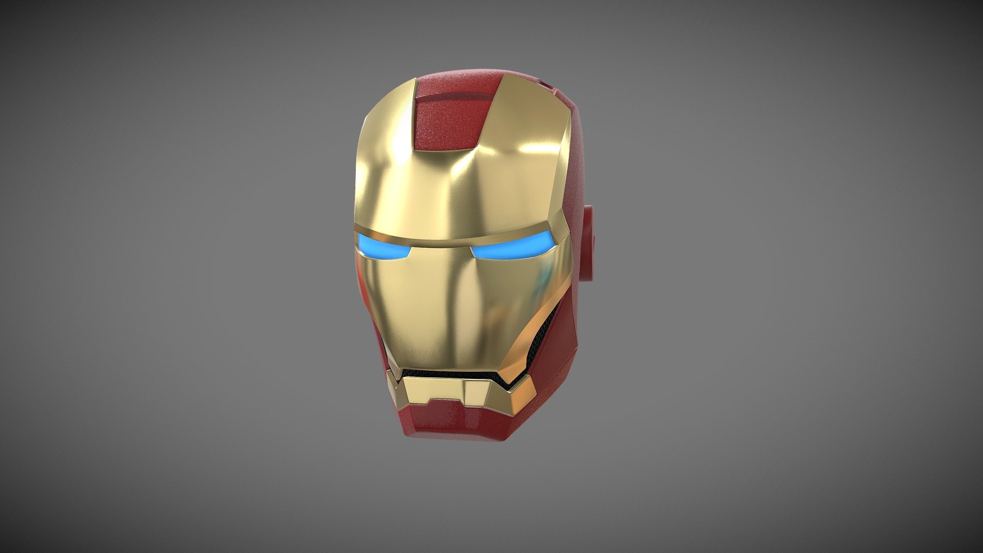 Iron Man Helmet - Download Free 3d Model By Matt Art Digital 