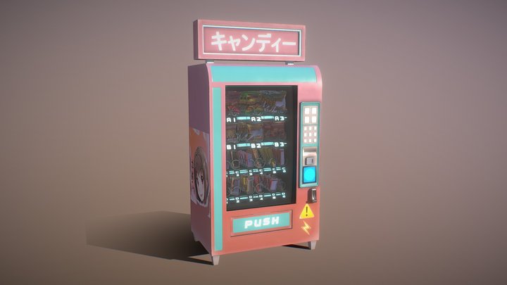 Vending Machine 3D Model