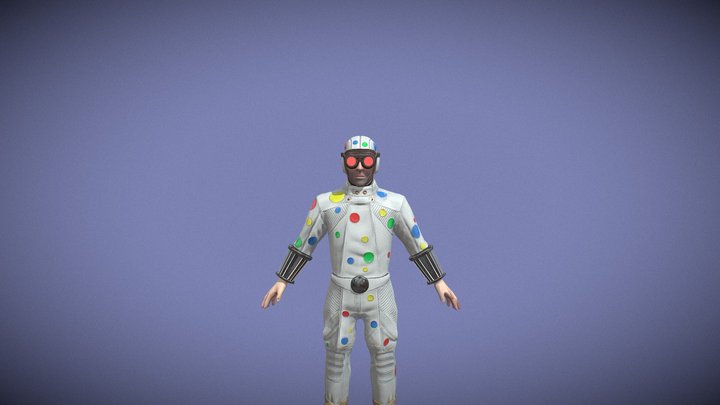 polka-dot-man 3D Model