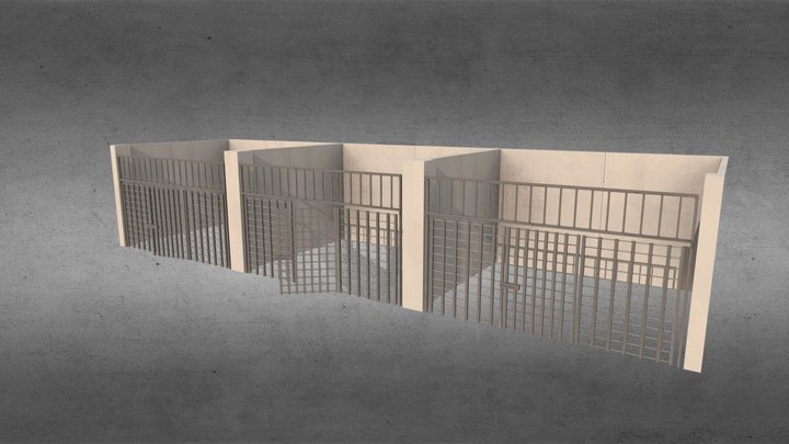 Prison Room A1 3D Model