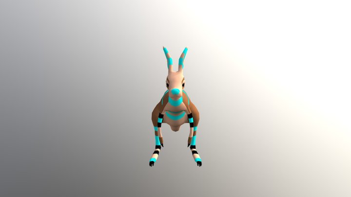 Kangaroo Version 1 3D Model