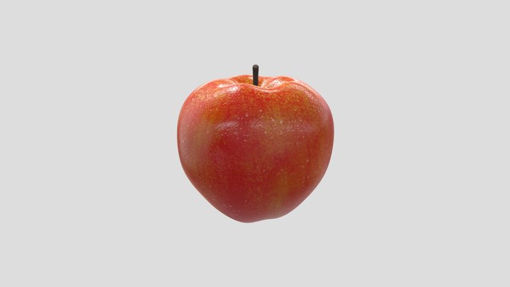 Apple Scrabel 3D Model