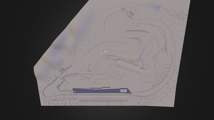 F1-track 3D Model