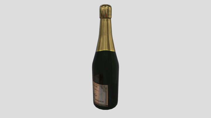 Champagne 3D Model