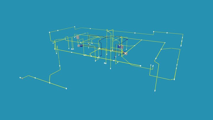3D ELÉTRICO - CASA TIPO A - JAMES DAVID 3D Model