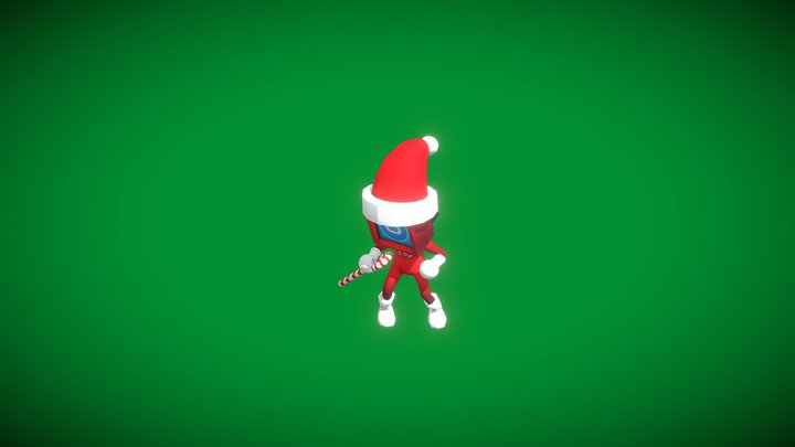 Santa Avatar 3D Model