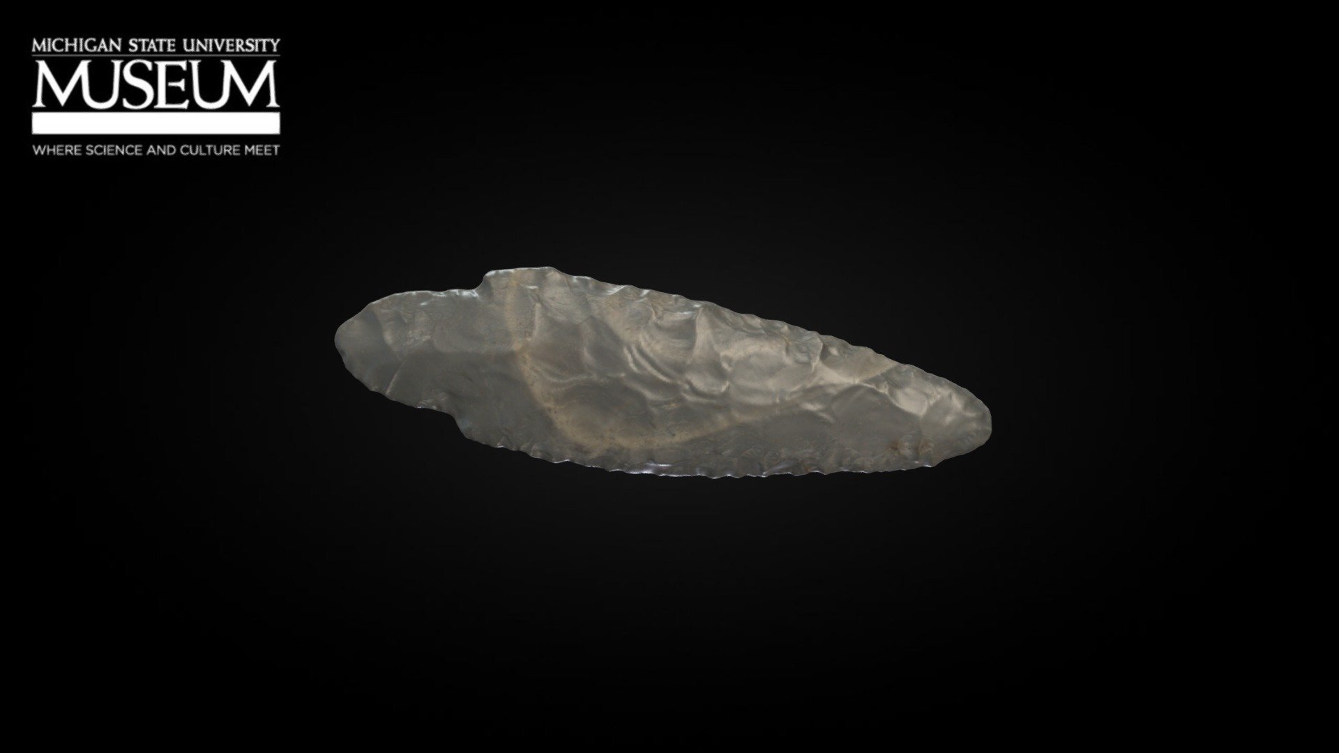 Adena Projectile Point — Sketchfab embed 3D viewer