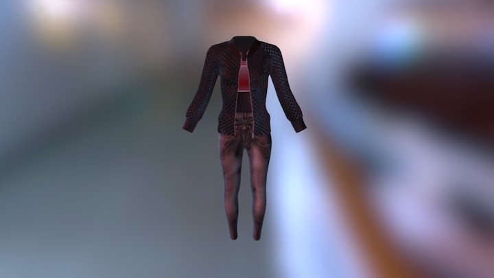 Jacket With Outfit 3D Model