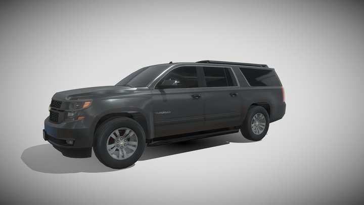 Chevy Suburban 2015(Secret Service) 3D Model