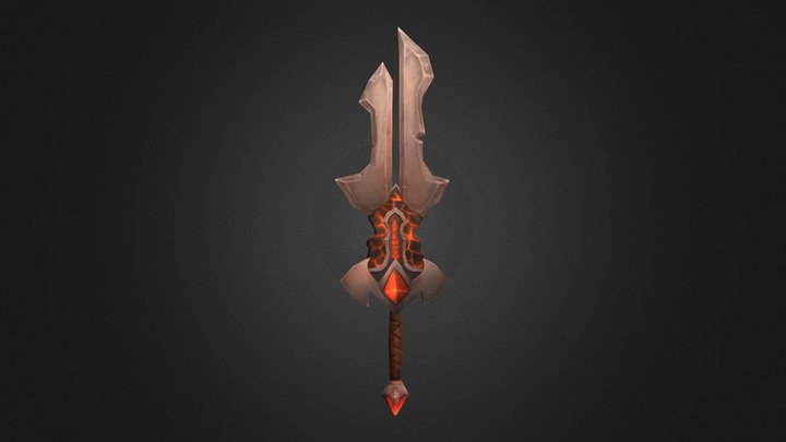 Fire Sword 3D Model