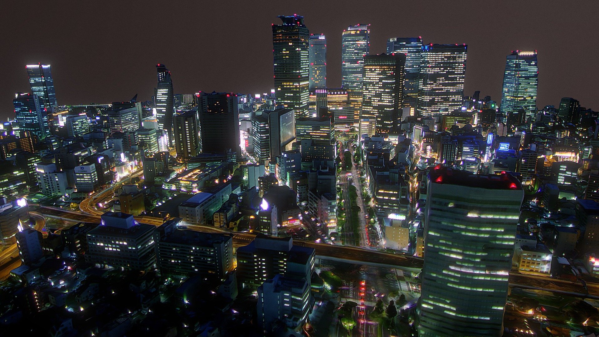 Nagoya downtown - Download Free 3D model by matousekfoto [f542480 ...