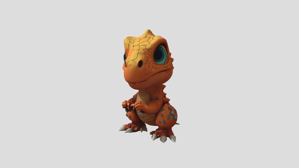 Cute+baby+dragon+3d+model