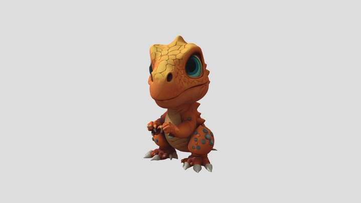 Cute+baby+dragon+3d+model