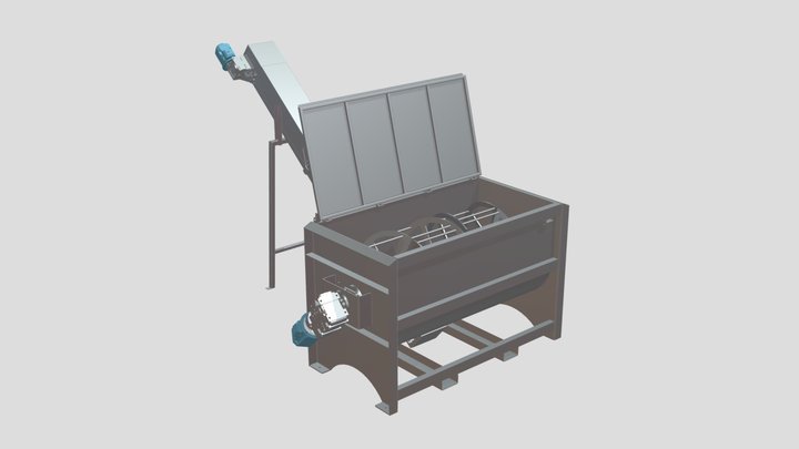 Miscelatore torba 3D Model