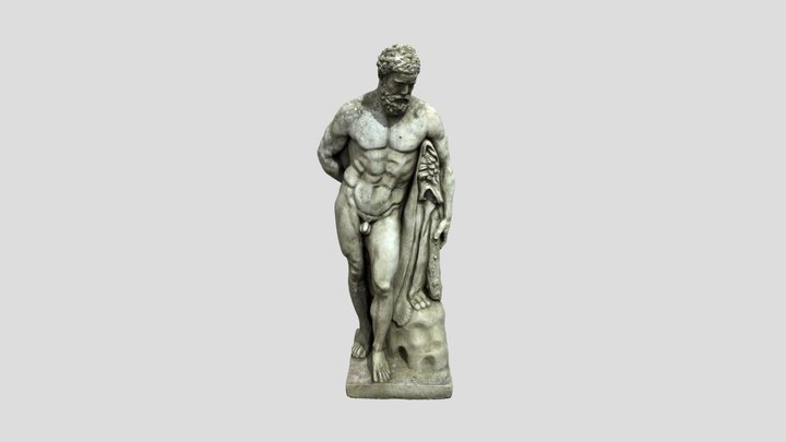 Hercules Statue 3D Model