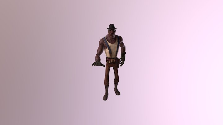 Hired Gun #1 3D Model