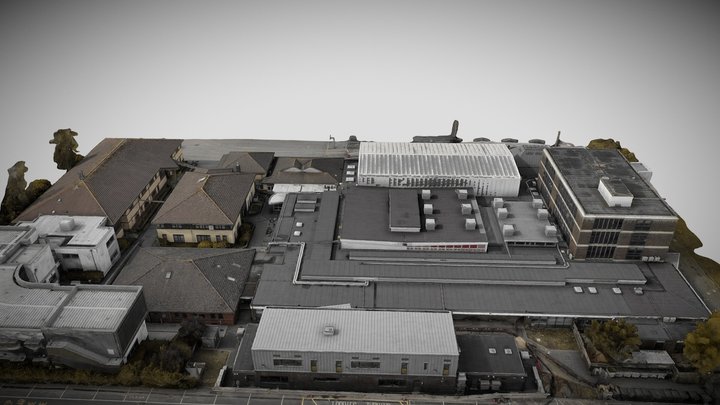 Castle School Taunton 3D Model