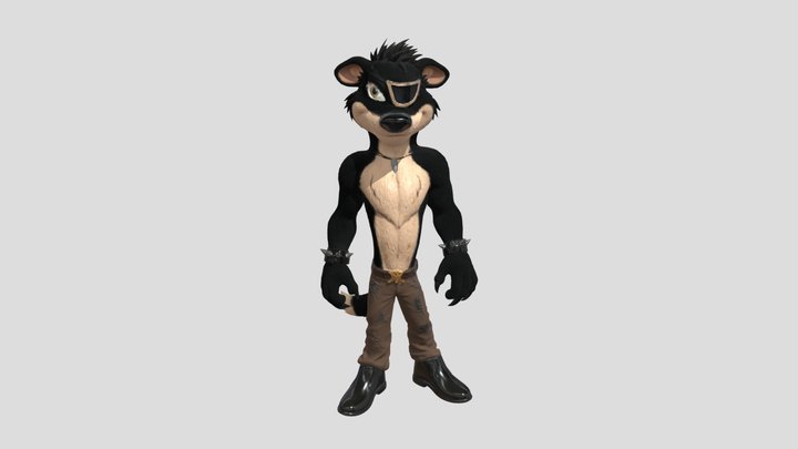 10 - Ken Rem the Weasel Thief 3D Model